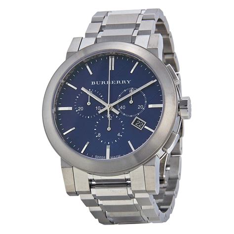 burberry chronograph watch blue|burberry watch clearance.